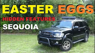 TOYOTA SEQUOIA EASTER EGGS AND (HIDDEN) FEATURES