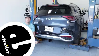 etrailer | Draw-Tite Max-Frame Trailer Hitch Installation - 2023 Kia Sportage