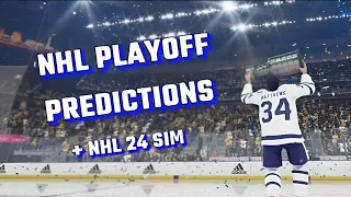 My NHL Playoff Predictions + NHL 24 Simulation