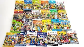 Alle 25 verschiedene LEGO Minifiguren Blindbags Opening / Unboxing / deutsch
