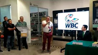 EN EL TRADICIONAL MARTES DE CAFÉ DEL WBC CONSEJO MUNDIAL DE BOXEO