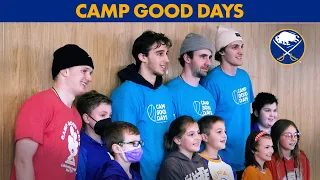 Buffalo Sabres Decorate Holiday Ornaments With Camp Good Days Kids