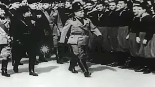 Benito Mussolini walking (He's a gigachad)