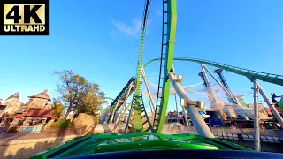 *5K* Incredible Hulk Roller Coaster Front Seat Pov! (Highest Quality)