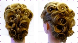 Свадебная прическа/Прическа на праздник/Видео урок 2018💕Holiday hairstyle