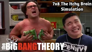 The Big Bang Theory 7x8- The Itchy Brain Simulation Reaction!