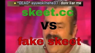 skeet.cc vs fake skeet mm hvh (0 deaths lol)