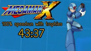 Mega Man X (SNES) Speedrun—100% (All Trophies)