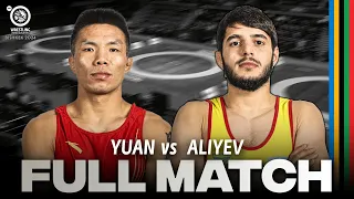 MATCH OF THE DAY: Maiis ALIYEV (KAZ) vs. Shaohua YUAN (CHN) | 2024 Seniors Asian OG Qualifier