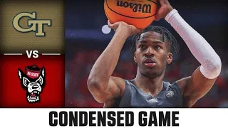 Georgia Tech vs. NC State Condensed Game | 2022-23 ACC Men’s Basketball