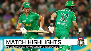 Stars soar to keep Renegades winless in Melbourne Derby | KFC BBL|09