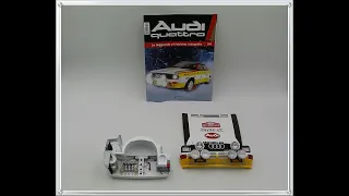 Audi quattro N 34 Montaggio paratia frontale interna del bagagliaio Edizione Centauria 1:8