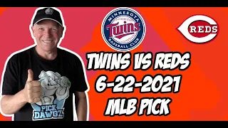 MLB Pick Today Minnesota Twins vs Cincinnati Reds 6/22/21 MLB Betting Pick and Prediction