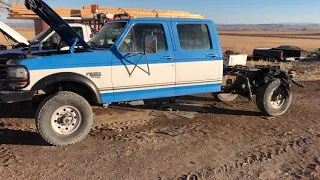 1980-1997 OBS Ford Body Mount Removal.  F-150 F-350 f-350