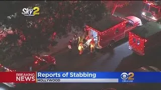 LAPD Investigates Stabbing Incident In Hollywood