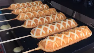 queso hot dog, (Yoguis) Pupulares WAFFLES de crema- Street food