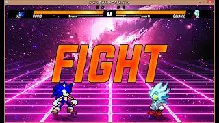 Frontiers Sonic is op! If he has bar (Sonic MUGEN)