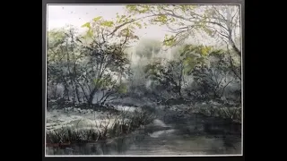 Watercolor Landscape Tutorial 59 Louisiana Coulee
