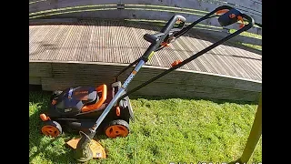 Worx WG779E Mower and Worx WG157.9 Strimmer real world test