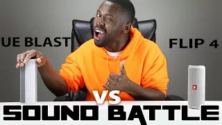 UE Blast vs JBL Flip 4 :Sound Battle