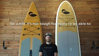 Inflatable vs  Solid Paddle Boards