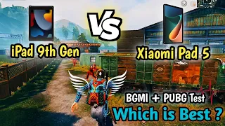 iPad 9 vs Xiaomi Pad 5 Pubg / iPad 9th Generation Pubg test / XIAOMI PAD 5 PUBG TEST /Mi pad vs iPad