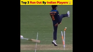 Amazing Run-Outs by Indian 🇮🇳Players🔥| Part-2 Top 3 Run-Out🔥||#shorts#viral#cricket #cr7 #viratkohli