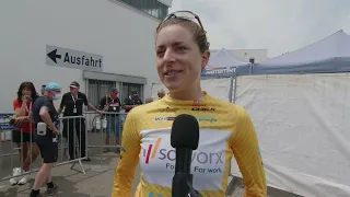 Marlen Reusser - Interview at the finish - Stage 2 - Tour de Suisse Women 2023