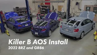 Killer B Motorsport 2022 Subaru BRZ+ / GR86 Dual AOS Installation Guide. The fastest AOS to install.
