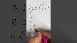 A Nice Exponent Math Simplification #themathscholar23 #math #exponents #exponenttricks #powerlaw