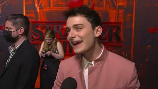 Stranger Things Season 4 New York World Premiere - itw Noah Schnapp (Official video)