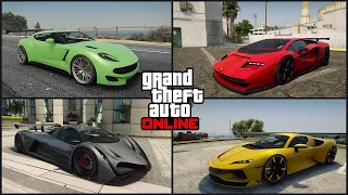 😱ТОП 10 САМЫХ БЫСТРЫХ АВТОМОБИЛЕЙ В GTA Online! (2024) САМЫЕ БЫСТРЫЕ И ЛУЧШИЕ МАШИНЫ В ГТА 5 ОНЛАЙН!