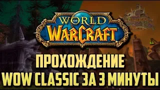 ПРОХОЖДЕНИЕ WORLD OF WARCRAFT CLASSIC ЗА 3 МИНУТЫ!