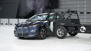 2021 Ford Mustang Mach-E updated side IIHS crash test