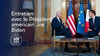 Entretien avec le Président des États-Unis d’Amérique Joe Biden.