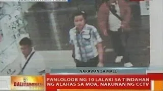 BT: Panloloob ng 10 lalaki sa tindahan ng alahas sa MOA, nakunan ng CCTV