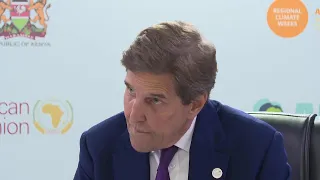 US Special Presidential Envoy for Climate John Kerry addresses summit in Nairobi