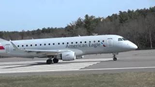 American Airlines, American Eagle, Embraer 175, Takeoff (MHT)