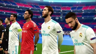 Final Champions League " Real Madrid vs FC Barcelona " PES 2018