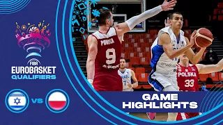 Israel - Poland | Highlights - FIBA EuroBasket 2022 Qualifiers