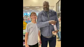 Shaq got roasted by the @nbaontnt crew for buying honey buns and pepto bismol at the gas station