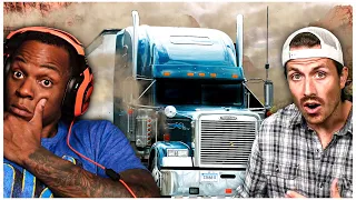 Reacting to What happened on this trucker's ROUTE FROM HELL?