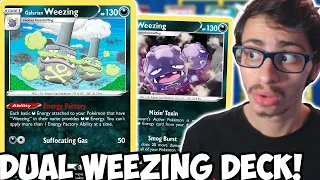 The 2 New Weezing Cards Are A PERFECT Combo! Chilling Reign PTCGO