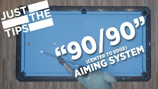 JUST THE TIPS - 90/90 (CENTER TO EDGE) AIMING SYSTEM