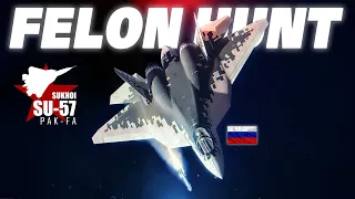 FELON HUNT | F-15 Eagle Vs Su--57 Felon | Digital Combat Simulator | DCS |