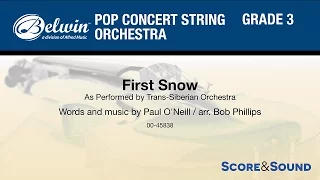 First Snow, arr. Bob Phillips – Score & Sound