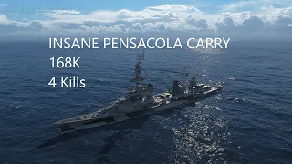 World of Warships - When you have an insane battle with a PENSACOLA