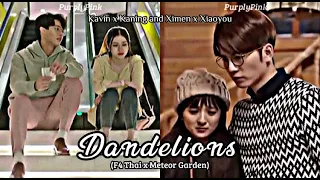 Kavin x Kaning and Ximen x Xiaoyou || Dandelions [F4 Thailand x Meteor Garden]