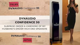 Dynaudio Confidence 30 High End Speakers Unboxing | Design Review | Surprise an audiophile Husband🎶