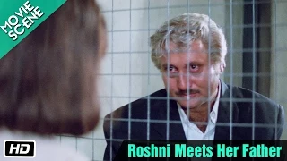Roshni Meets Her Father - Movie Scene - Sridevi, Anupam Kher, Sanjay Dutt
